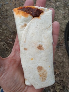 beef wrap hand